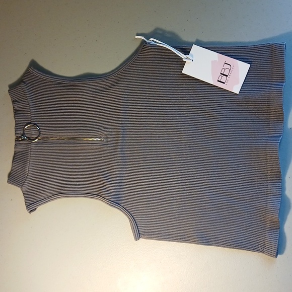 BBJ Los Angeles Tops - Zip Smoke Color Shirt BBJ LOS ANGELES Size M #eshopchicago